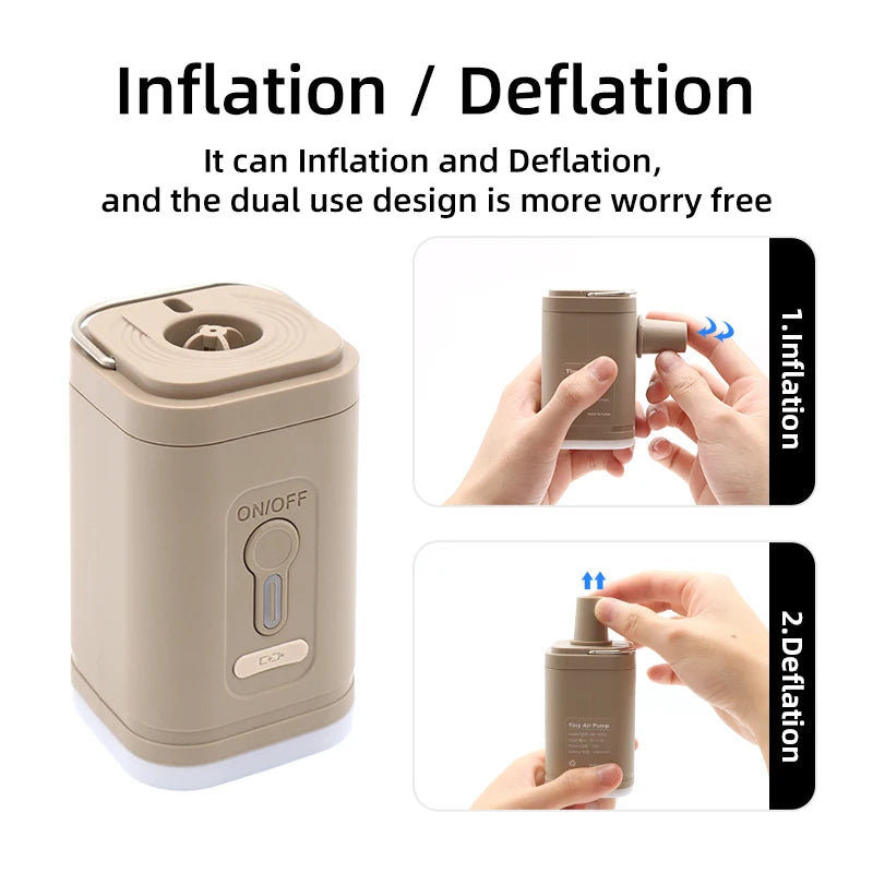 Electric Air Pump Portable Wireless Air Compressor Inflator